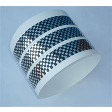 SAMOLEPKA - PÁSEK - ČERNO STŘÍBRNÁ ŠACHOVNICE